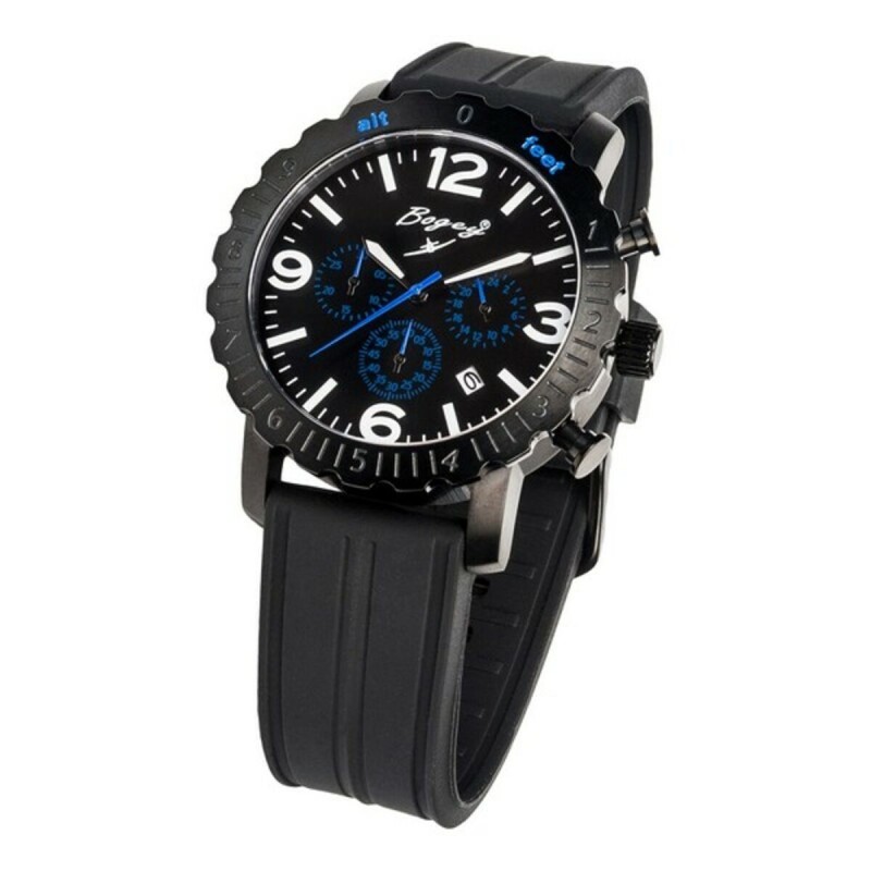 Relógio masculino Bogey BSFS003BLBK (Ø 44 mm)