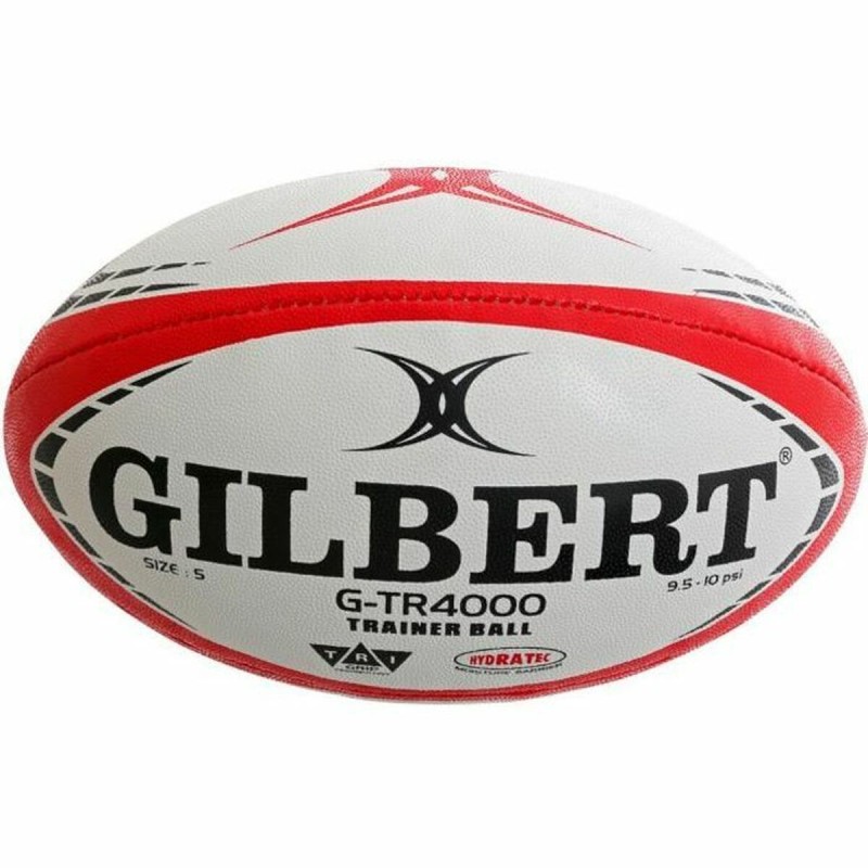 Bola de Rugby Gilbert G-TR4000 Branco 28 cm Vermelho