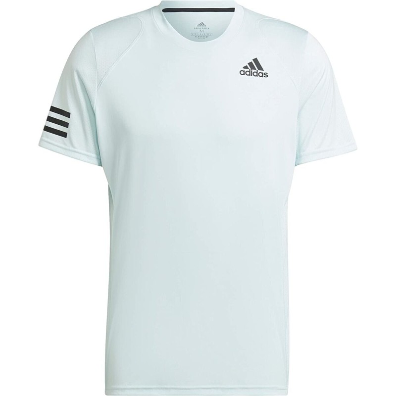 Camisola de Manga Curta Homem Adidas Club Tennis 3 Stripes Branco