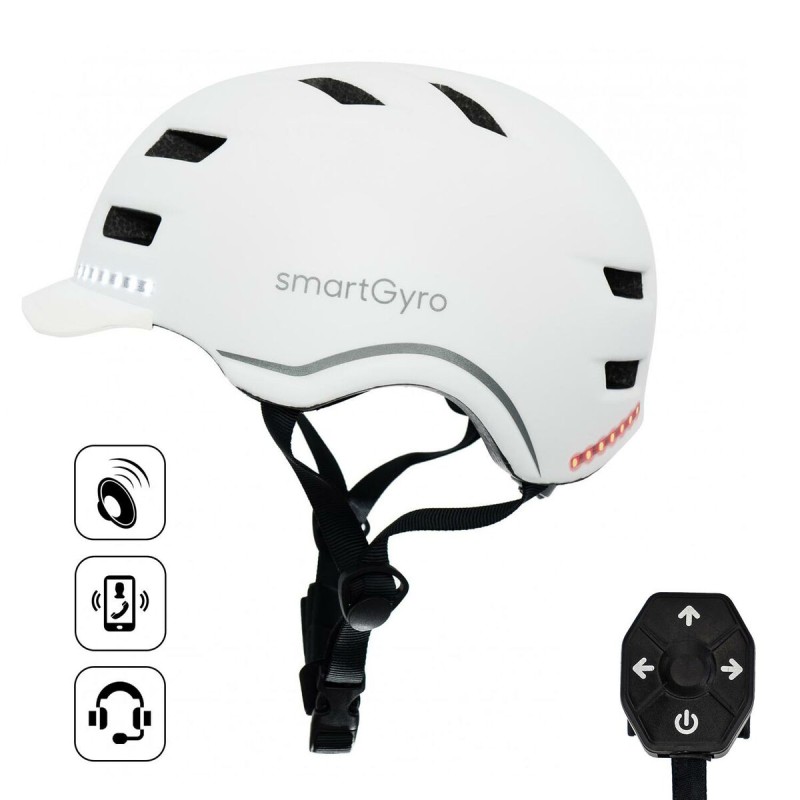 Capacete para Trotinete Elétrica Smartgyro SMART PRO Branco