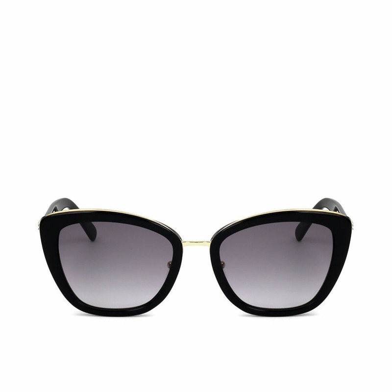 Óculos escuros femininos Longchamp S Preto Dourado