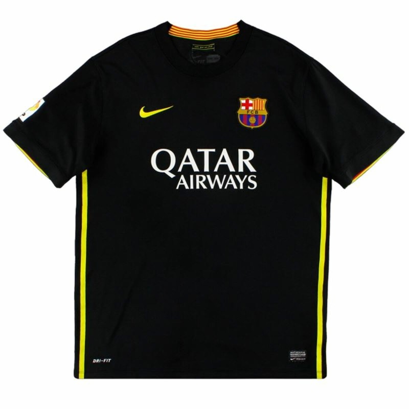 T-Shirt de Futebol de Manga Curta Homem Qatar Nike FC. Barcelona 2014