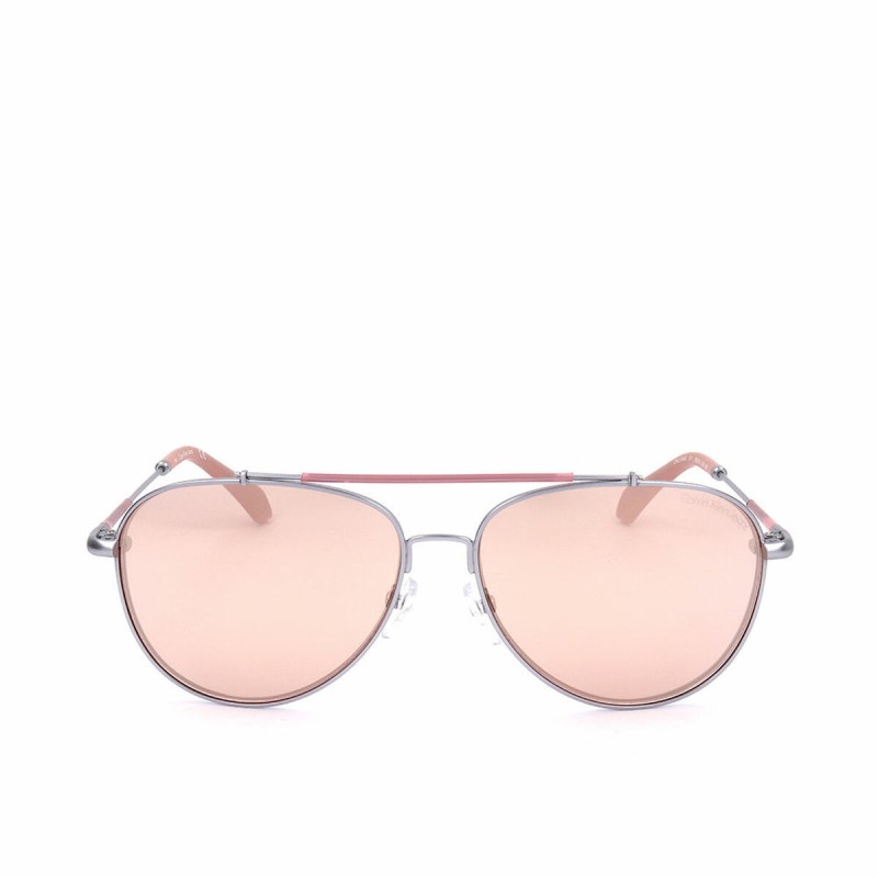 Óculos escuros unissexo Calvin Klein CKJ164S  Cor de Rosa Prateado ø 58 mm