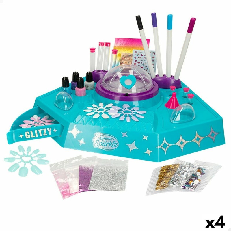 Set de manicure Cra-Z-Art Shimmer 'n Sparkle 36 x 11 x 27 cm 4 Unidades Infantil
